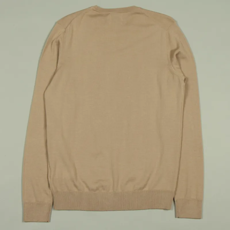 Farah Mullen Crew Sweater - Light Beige-2